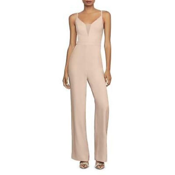 BCBGMaxazria Georgette Illusion Jumpsuit S NWT - Picture 2 of 14